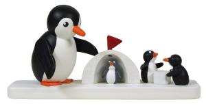 Knut Dietze Pinguin mit Winterkindern (Knut Dietze 05/29) Pinguin mit Winterkindern